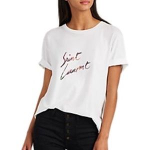 Saint Laurent logo t shirt